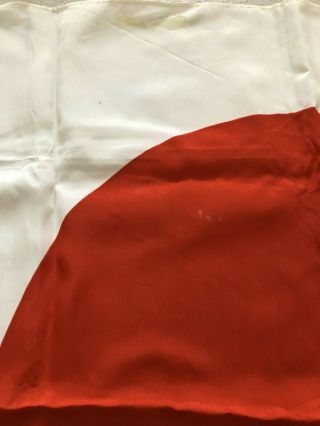 Vintage Imperial Japanese Silk Flag 3