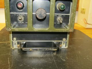 Vintage WWII US Army Signal Corps Western Electric BC - 605 - B Interphone Amplifier 2