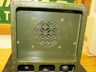 Vintage WWII US Army Signal Corps Western Electric BC - 605 - B Interphone Amplifier 3