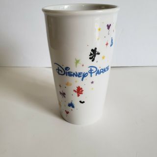 Disney Parks Starbucks Ceramic Tumbler 12oz.  No Lid