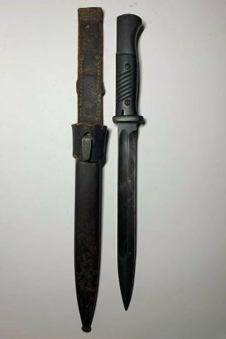 Wwii German K98 Bayonet With Scabbard And Frog Matching Numbers Carl Eickhorn