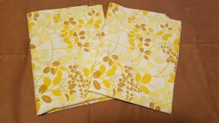 Vintage Perma Prest Percale Floral Pillowcase Set