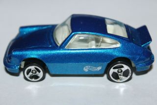 Vintage Hot Wheels Metallic Blue Porsche Carrera Sports Car