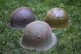 WWII WW2 German type helmets for Bulgarian army German Ally 2