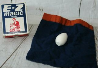 Vintage E - Z Magic Egg Bag Tricks