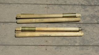 Ww2 Us Army Military Folding Pup Tent Poles Set Of 2 Field Gear