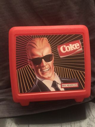 Coca Cola Max Headroom Lunchbox W/thermos