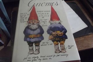 1976 Rien Poortvliet Gnomes Book Hardback Harry N Abrams Art Book Hcdj