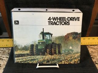1980 John Deere 4 - Wheel Drive Tractors Sales Brochure A - 3 - 80 - 8.  - Vg