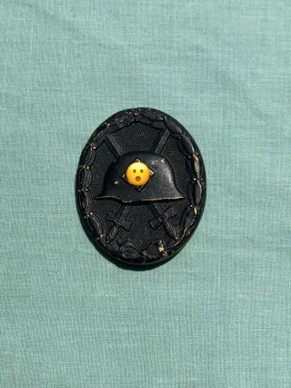 Ww2 German Wounded Badge In Black