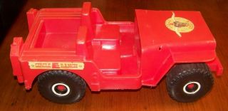 1973 Vintage Plastic Jeep Circle E Ranch Toy By Empire