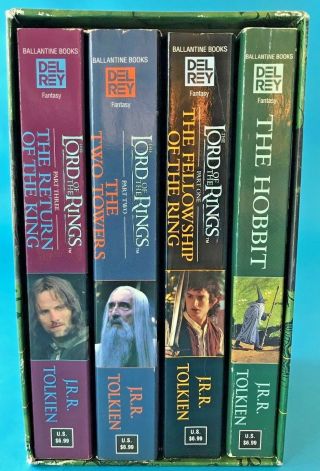 J.  R.  R.  Tolkien,  The Lord Of The Rings And The Hobbit; 4 Book Boxed Set