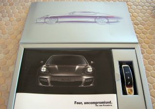 Porsche Promotional Panamera S 4s Turbo 1gb Flash Drive Hardback Brochure 2009