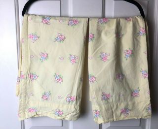 Pottery Barn Kids Yellow Floral Pillowcases X 2