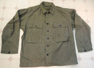 Wwii U.  S.  Army Herringbone Twill,  Hbt Jacket,  Large Size 42 Regular,  A,  Cond.