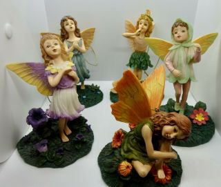 Fairy Figurines 4 Inches Tall Set Of 5