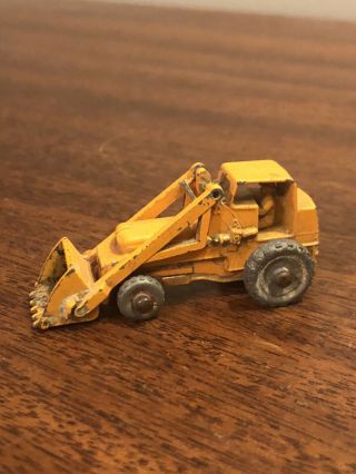 Vintage Lesney Matchbox Weatherill Yellow Tractor Loader 24