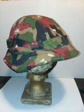Vintage World War Ii Swiss M18 Infantry Helmet Military