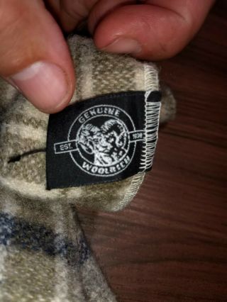 Woolrich Wool Blanket Throw Made USA 57 