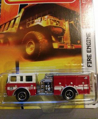 Rare Matchbox Ready For Action Pierce Fire Engine 75