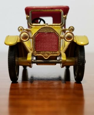 Lesney " Matchbox " 1913 Cadillac Y - 6 Gold Models Of Yesteryear Made In England