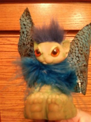 Renaissance Festival Winged Dragon Cable Puppet signed ' 97 2