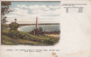 Vintage Postcard Nsw Government Tourist Bureau Capt Cook.  Broken Hill Back 1900s