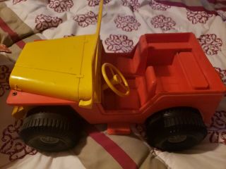 Vintage 1973 Ideal Toy Corp Mighty Mo Friction Jeep Box