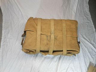 Ww1 Wwi Ww2 Wwii Rare Vintage Antique Us Army Cavalry Portable Canvas Trunk Bag