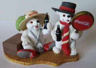 Coca - Cola Polar Bear Cubs " You Bring Out The Best In Me " Figurine H72055