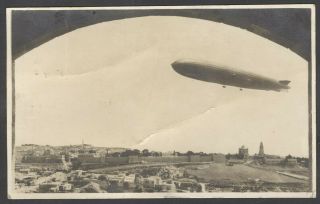 Zeppelin Postcard 1931,  Jerusalem To Germany With Palestine 71