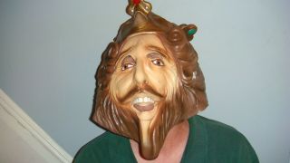 The King Burger King Rubber Halloween Face Mask Adult 2007 Rubie 