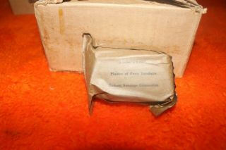 1944 Unissued Wwii Gotham Plaster Paris Bandage In Wrapper Medic Box Of 12