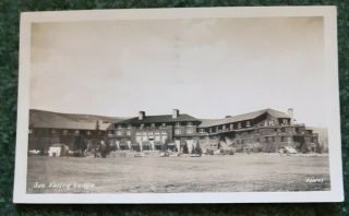 Photo Postcard Sun Valley Lodge,  Idaho Hotel Postcard Posted 1941