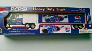 Pepsi 100th Anniv Heavy Duty Truck 1:50 Diecast - - Golden Wheel - - - 1999