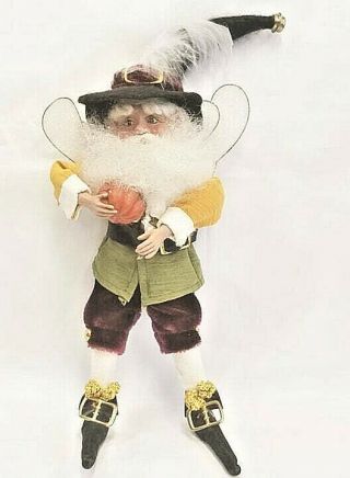 Vintage Mark Roberts 11 " Fairy Elf,  Thanksgiving,  Fall Ornament