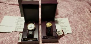 2 Vintage Radio Station Wmmr Collectible Promotional Gift Watches Men 