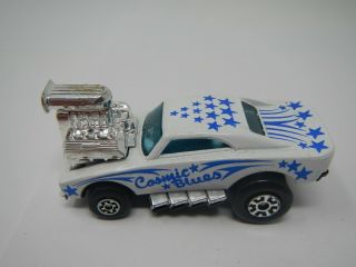 Vintage 1972 Matchbox Cosmic Blues Dodge Charger (8)