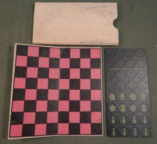 Wwii U.  S.  Army,  U.  S.  Military,  Gift Of The American Red Cross,  Checker Game,  A,