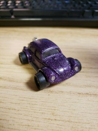 Vintage Tonka Volkswagen Beetle " Bug " Purple Metal Flake Car 57020