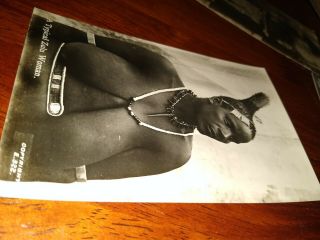 AFRICAN.  RPPC Real Photo Postcard Of Zulu Women Nude 6