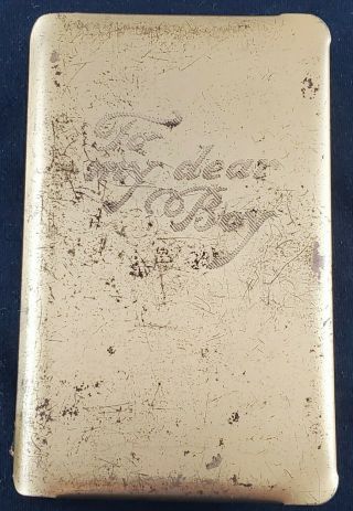 Ww2 The Heart Shield Bible " To My Dear Boy " Front Cover Pocket Size 1943