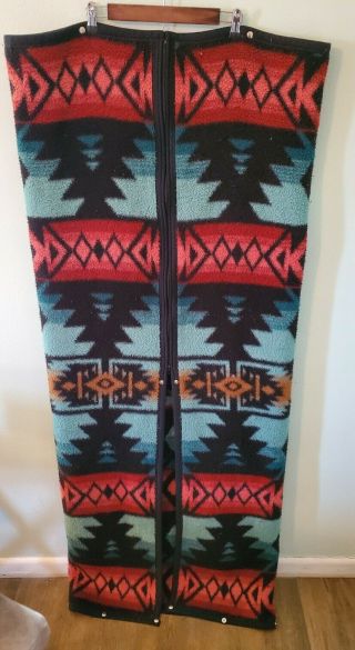 Biederlack Native Southwest Tribal Cuddle Wrap Snap Zip Sleeping Bag Blanket