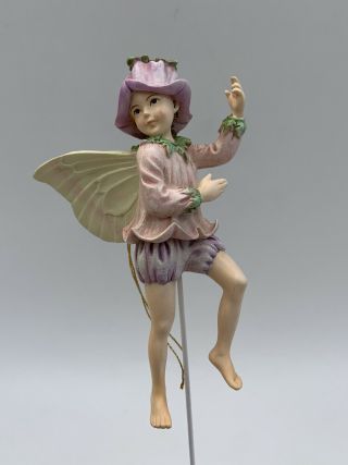 Retired Cicely Mary Barker Flower Fairies Ornament Figure Canterbury Bell