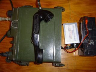 Power Supply Unit For Prc 8 - 9 - 10 Radio Military