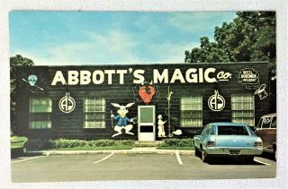 Vintage 1976 Postcard Abbott 