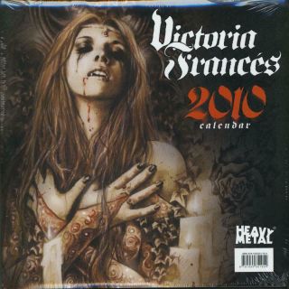 Victoria Frances Wall Art Calendar 2010 Heavy Metal Gothic