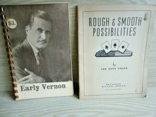 2 Rare Magic Books - Early Vernon Magic Of Dai Vernon In 1932,  R&s Possiblities