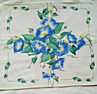 Set Of 6 Vintage Linen Cloth Napkins 1950 
