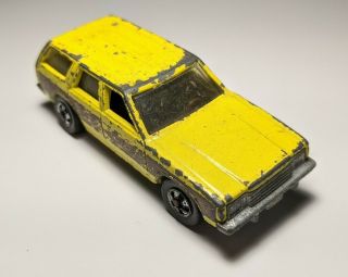 Vintage 1981 Hot Wheels Yellow Dodge Aries Wagon 1/64 Diecast